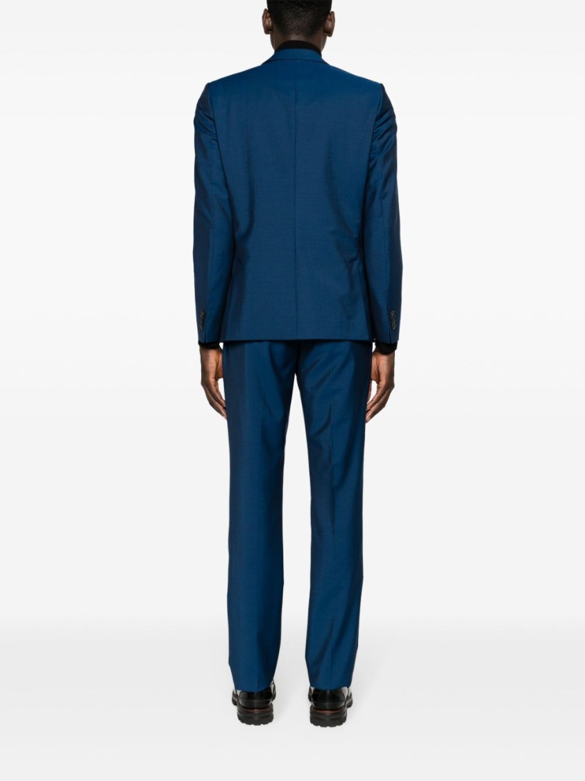 PAUL SMITH PAUL SMITH TAILORED BLUE SUIT IN WOOL-MOHAIR BLEND