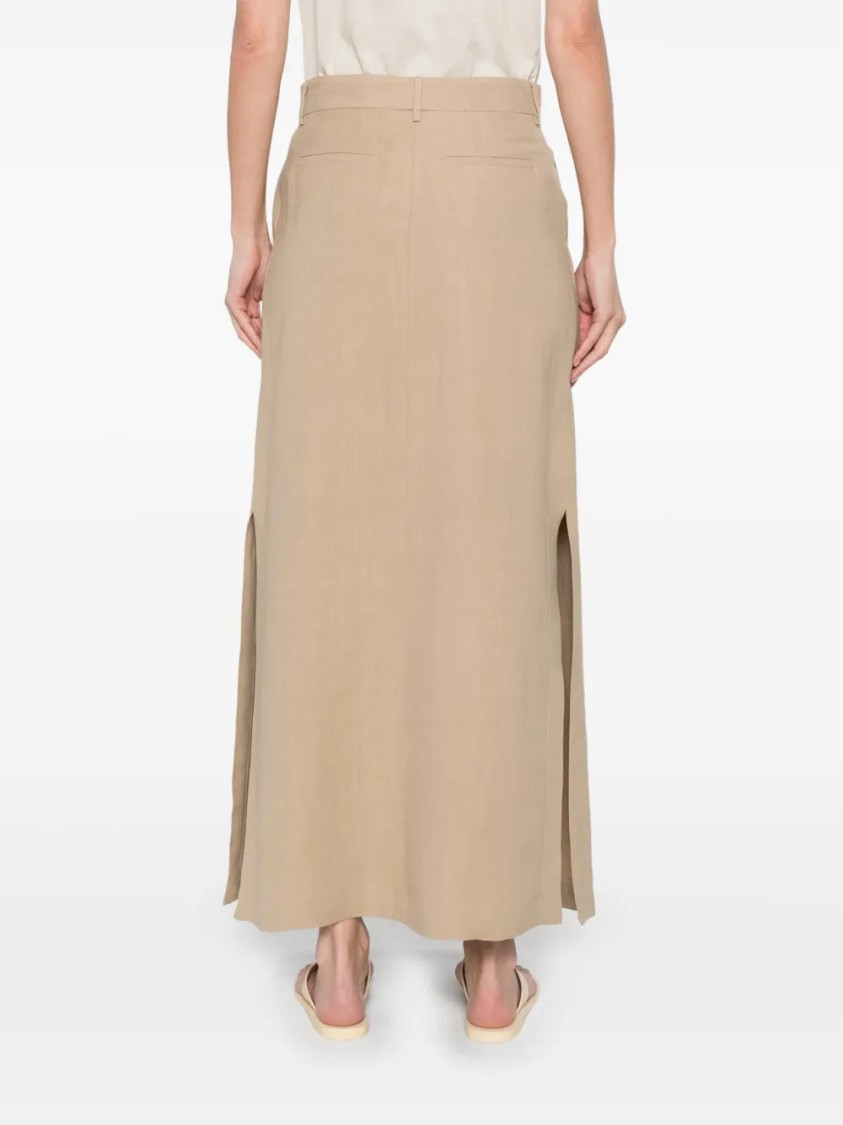 Antonelli Iglesias Maxi Skirt In Neutrals