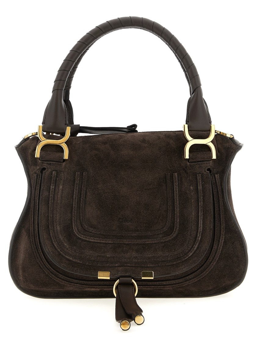 Chloé 'marcie' Small Handbag In Black