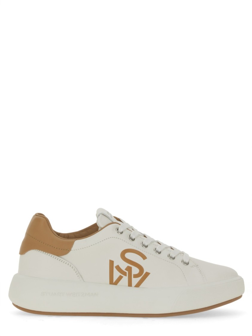Stuart Weitzman Sw Pro Sneaker In White