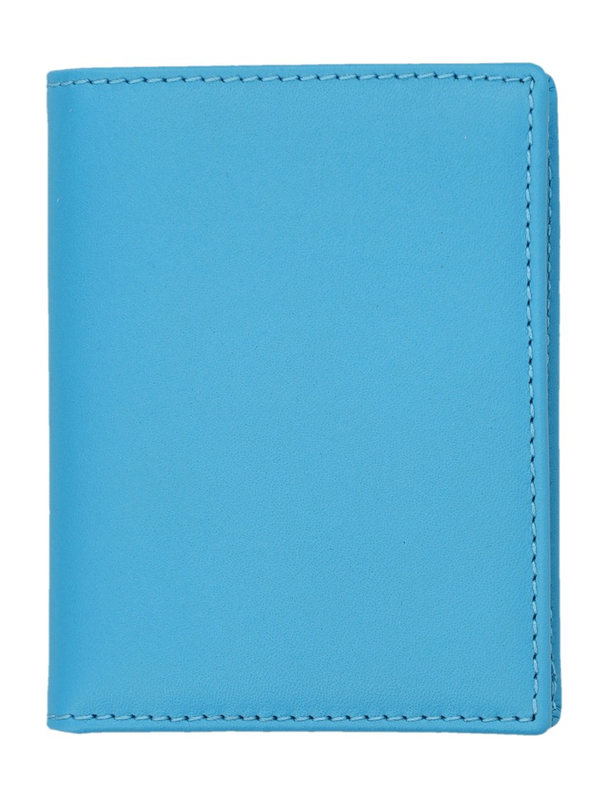 COMME DES GARÇONS COMME DES GARÇONS BLUE COWHIDE CARDHOLDER