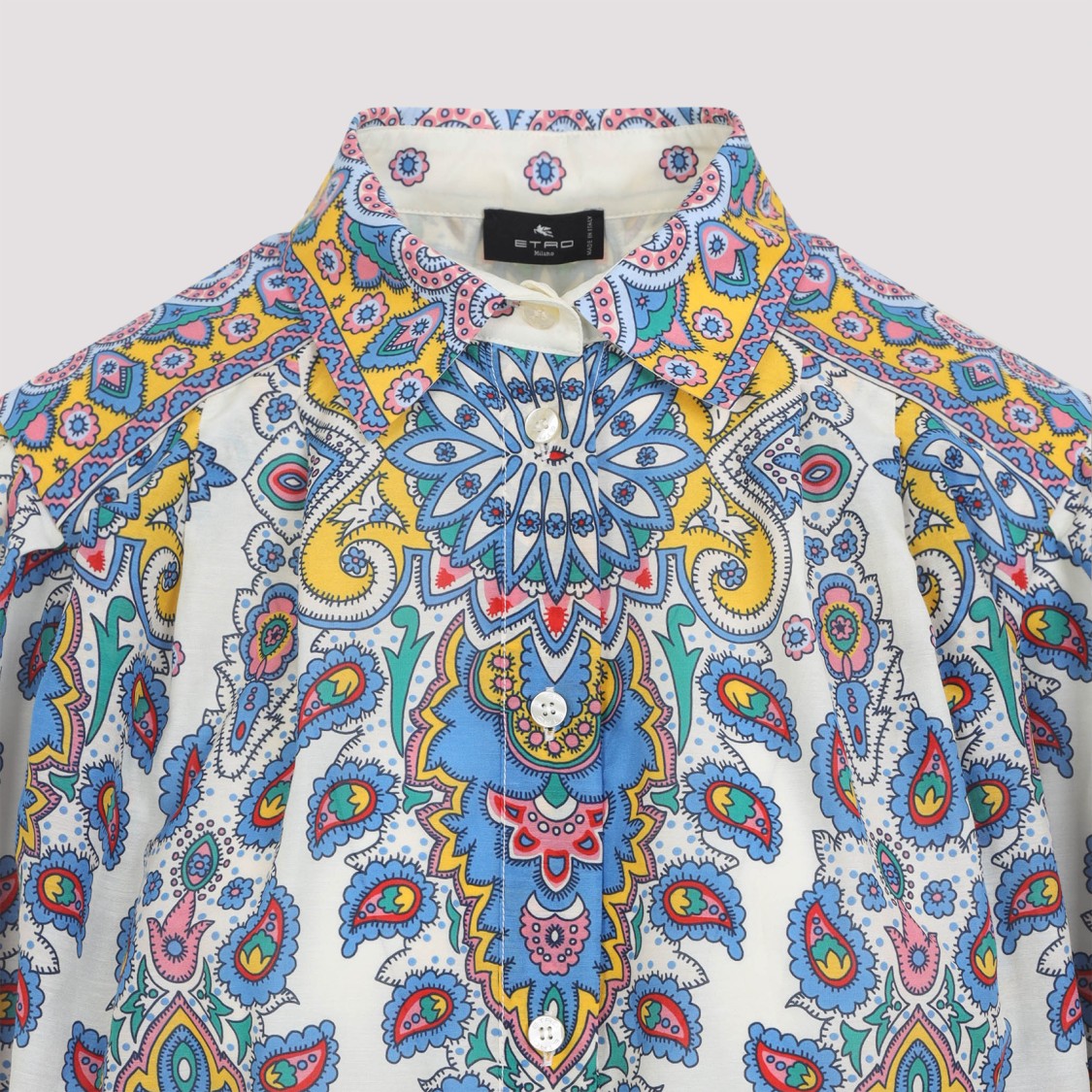 Etro Paisley Cotton And Silk Shirt