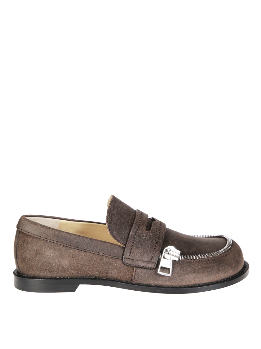 Jw Anderson J. W. Anderson Biker Loafers In Brown