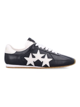 スニーカー Amiri 'Bandana' Black Leather Blend Sneakers Amiri 'Bandana' Black Leather Blend Sneakers | THE LIST