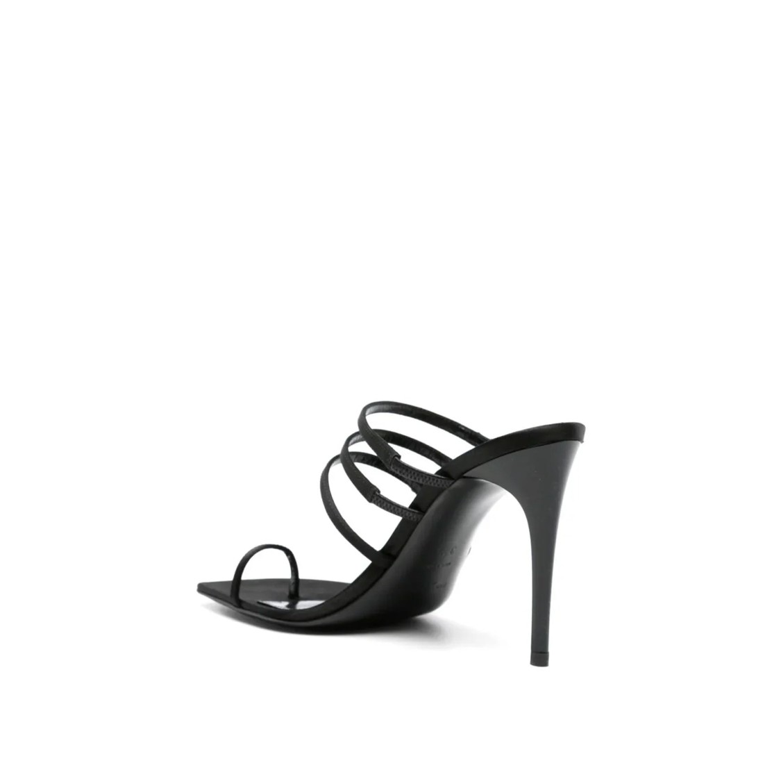 Saint Laurent Jerry 95mm Satin Mules In Black