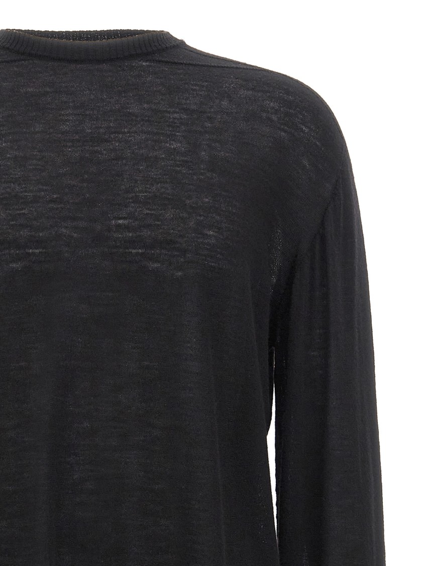 Rick Owens Oversized Level Sweaters And Cardigans Black In Black