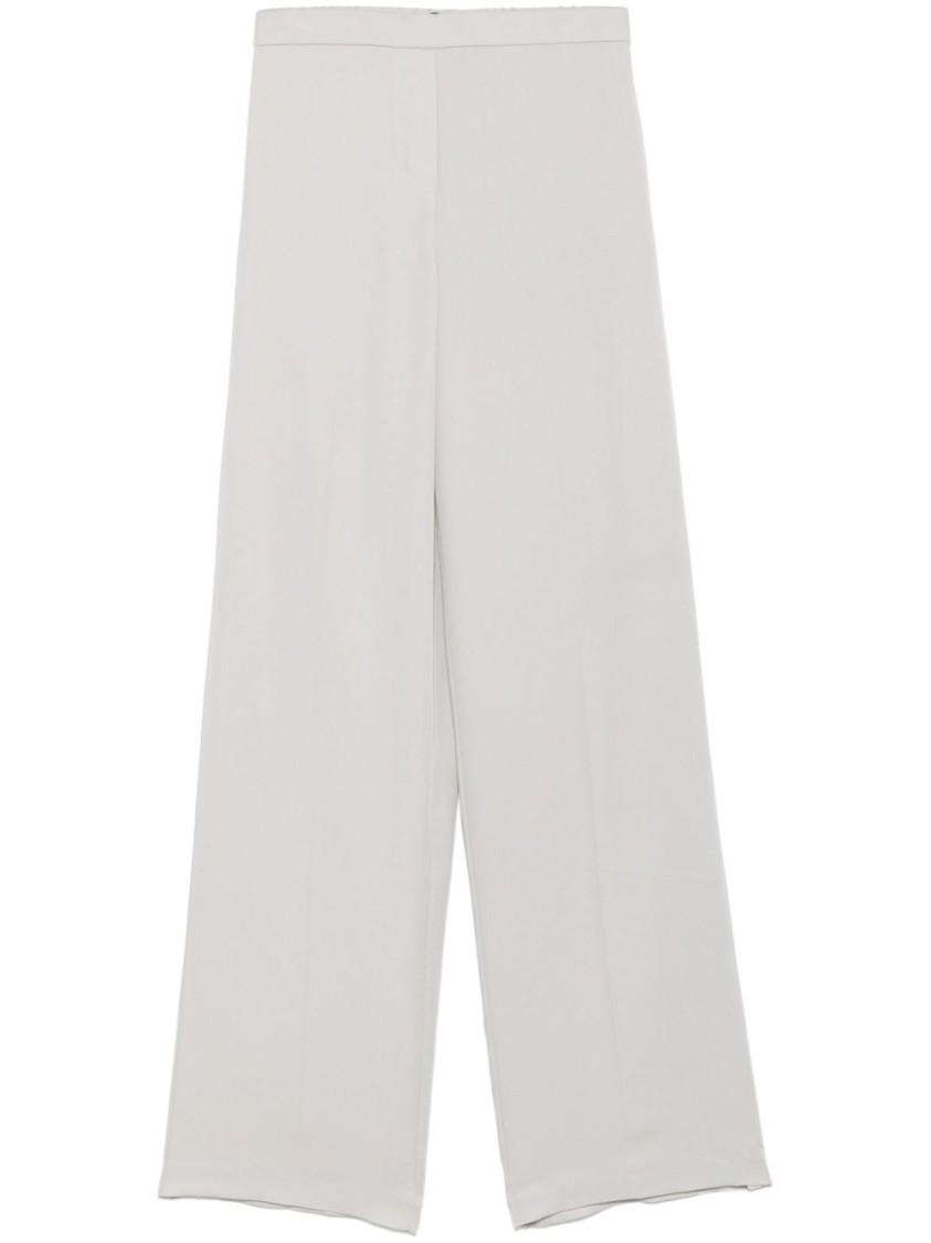 Theory Wide Pull On Fl.mode In White