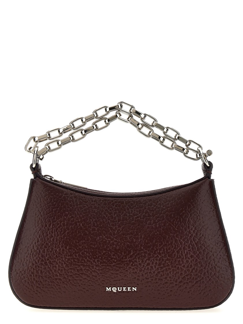 Alexander Mcqueen Mcqueen T-bar Mini Handbag In Brown