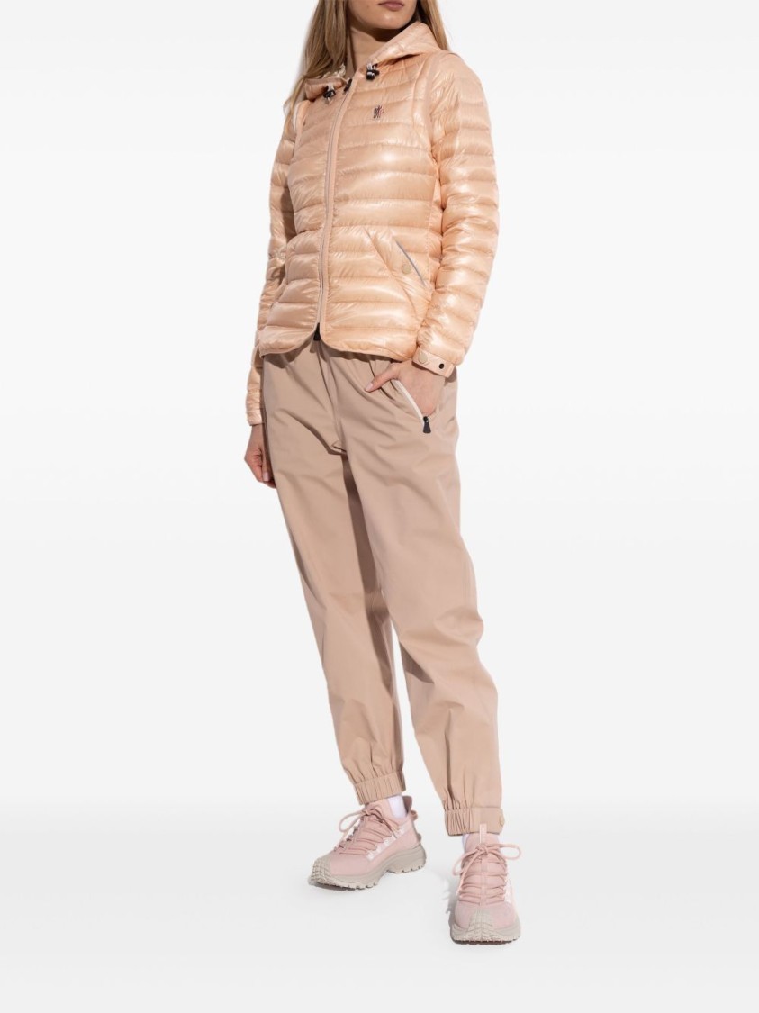 MONCLER MONCLER SPORTY WHITE SNEAKERS WITH RUGGED SOLE