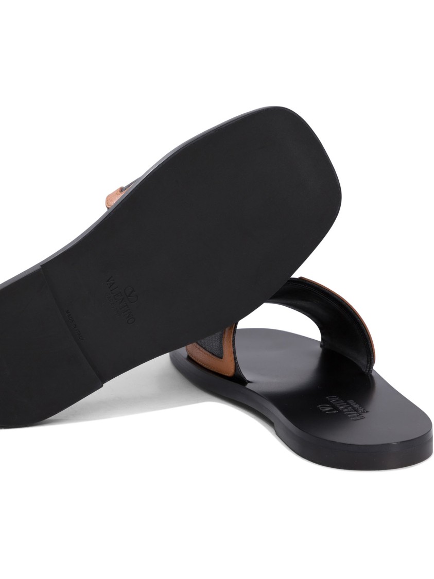 Valentino Garavani "viva Superstar" 5 Mm Slides In Gray