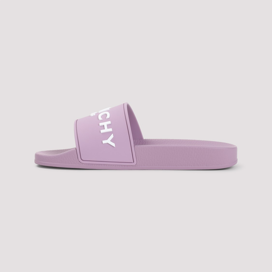 Shop Givenchy Polished Sandals With Wide Strap In Purple