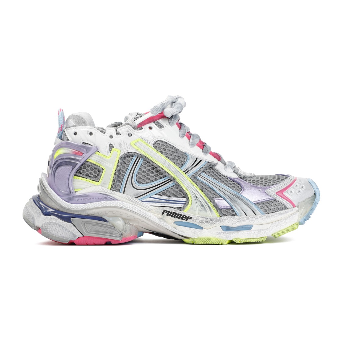 Balenciaga Runner Multicoloured Trainer In Multicolor