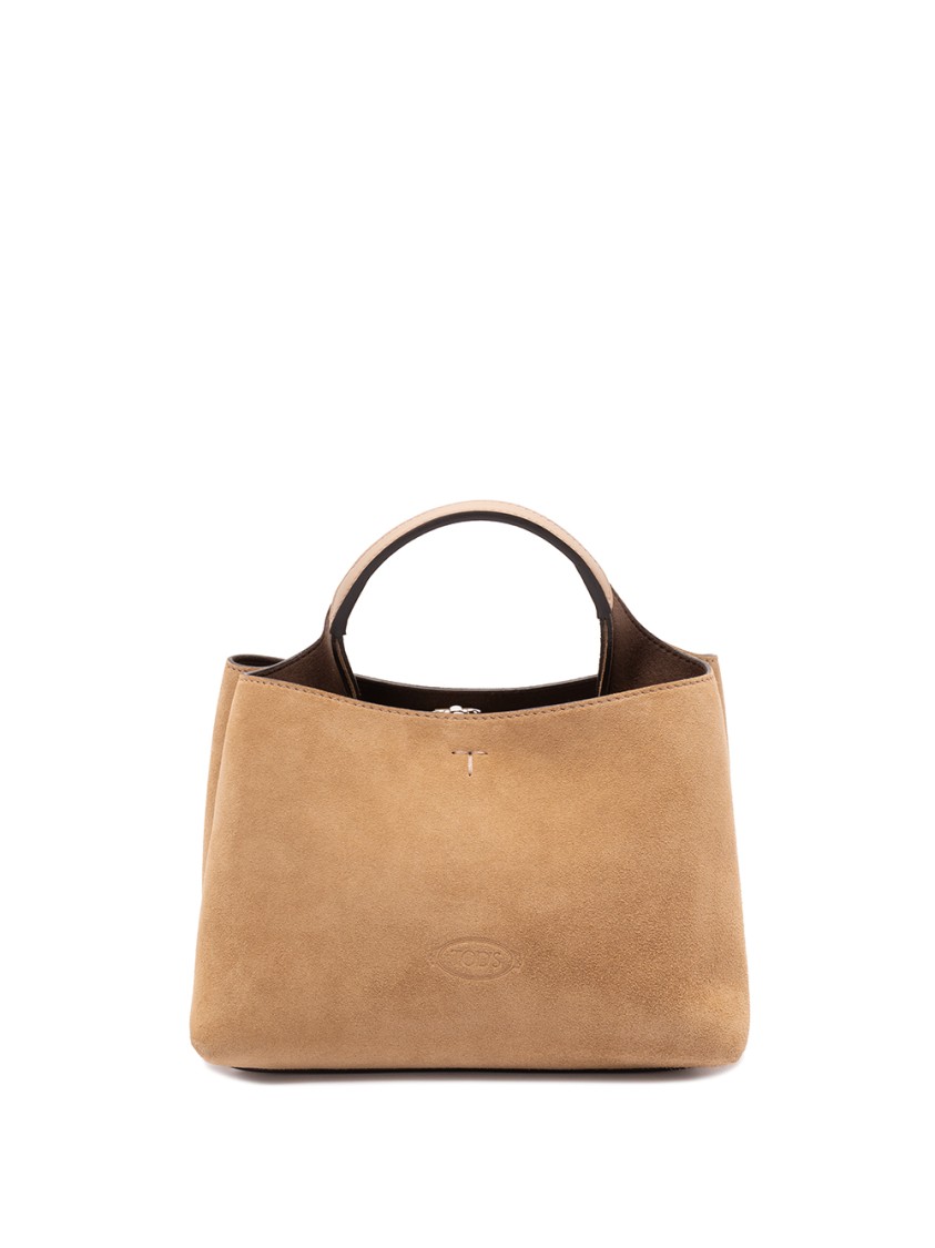Tod's Micro Bag In Leather In Neutral
