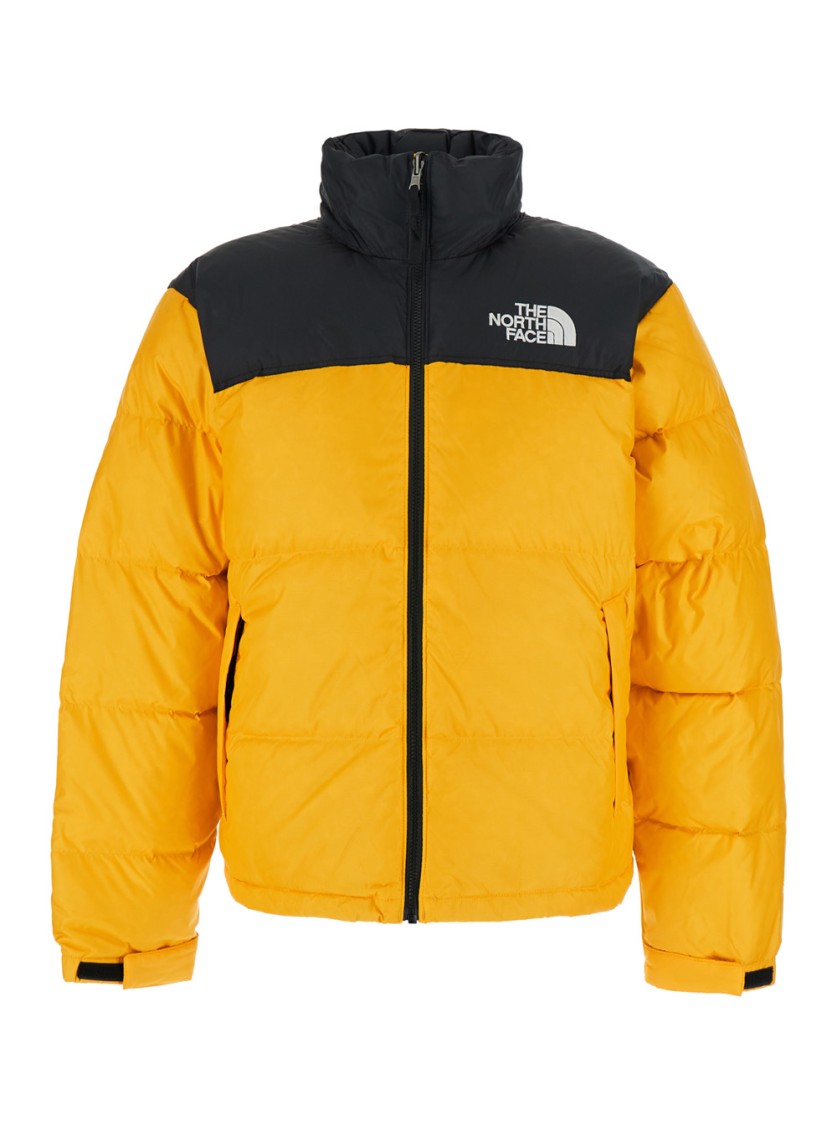 Shop The North Face Nylon Retro Nuptse Jacket In Gold