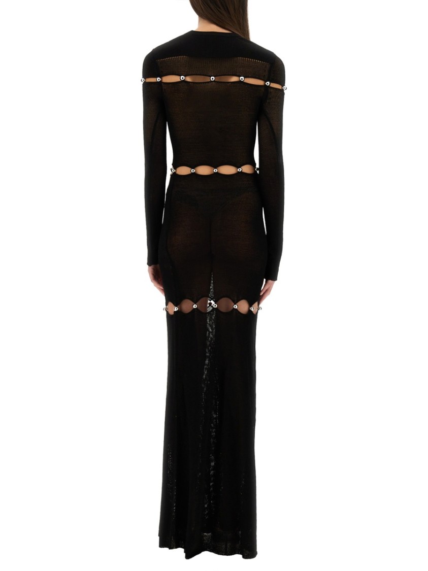 Shop Isabel Marant "elmire" Long Dress In Black