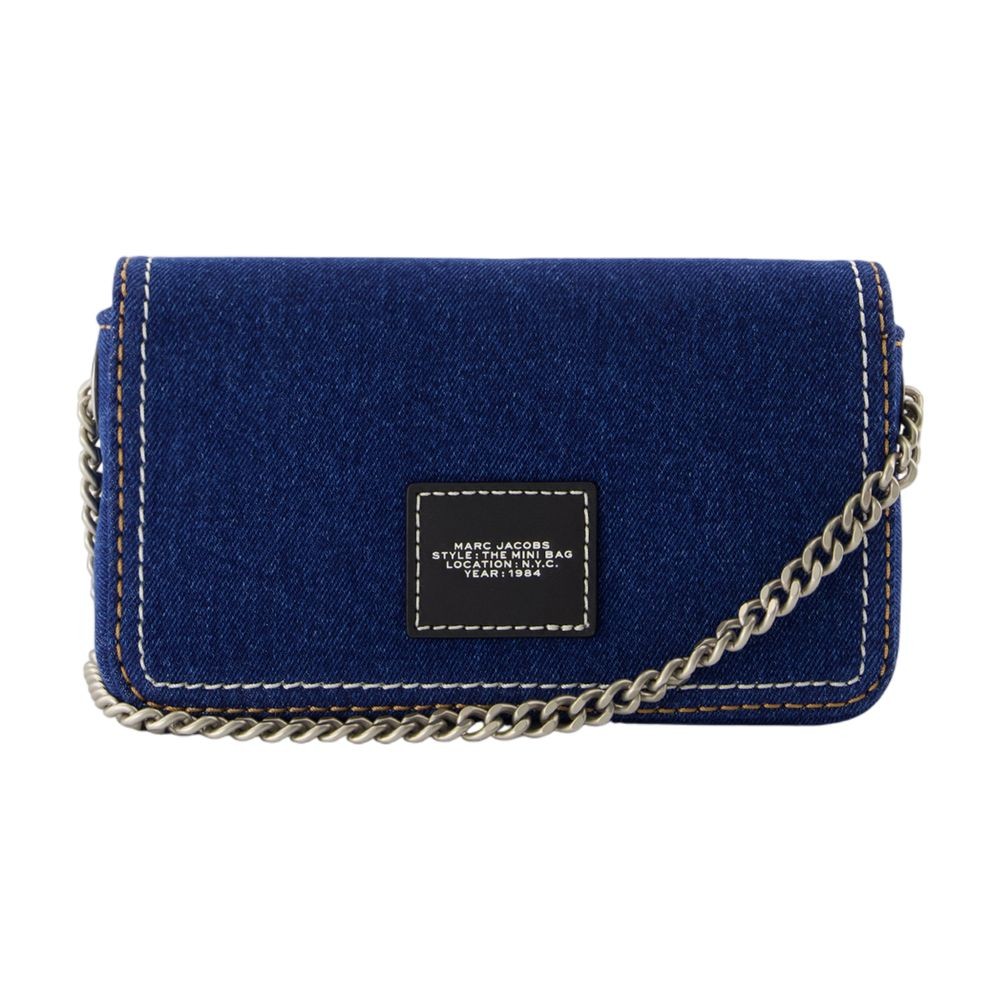 Marc Jacobs The Denim Chain Dark Wash Mini Cross-body Bag