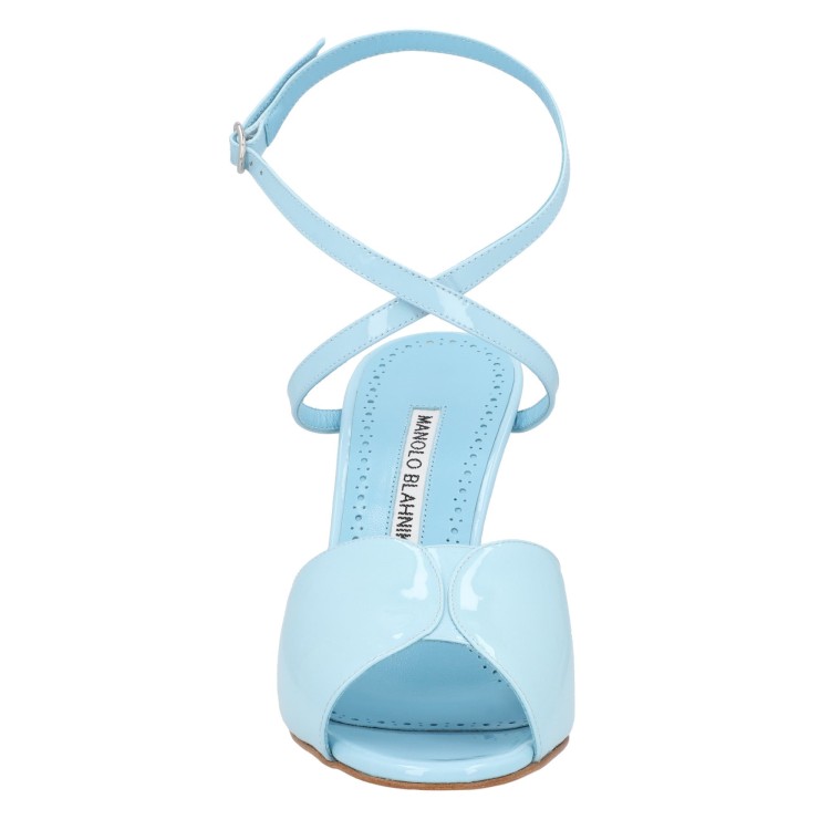 サンダル・ミュール Manolo Blahnik Hourani 105 Sandal Blue Manolo Blahnik Hourani 105 Sandal Blue Sandals | THE LIST