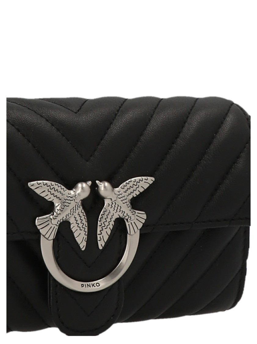 Pinko 'love One' Wallet In Black