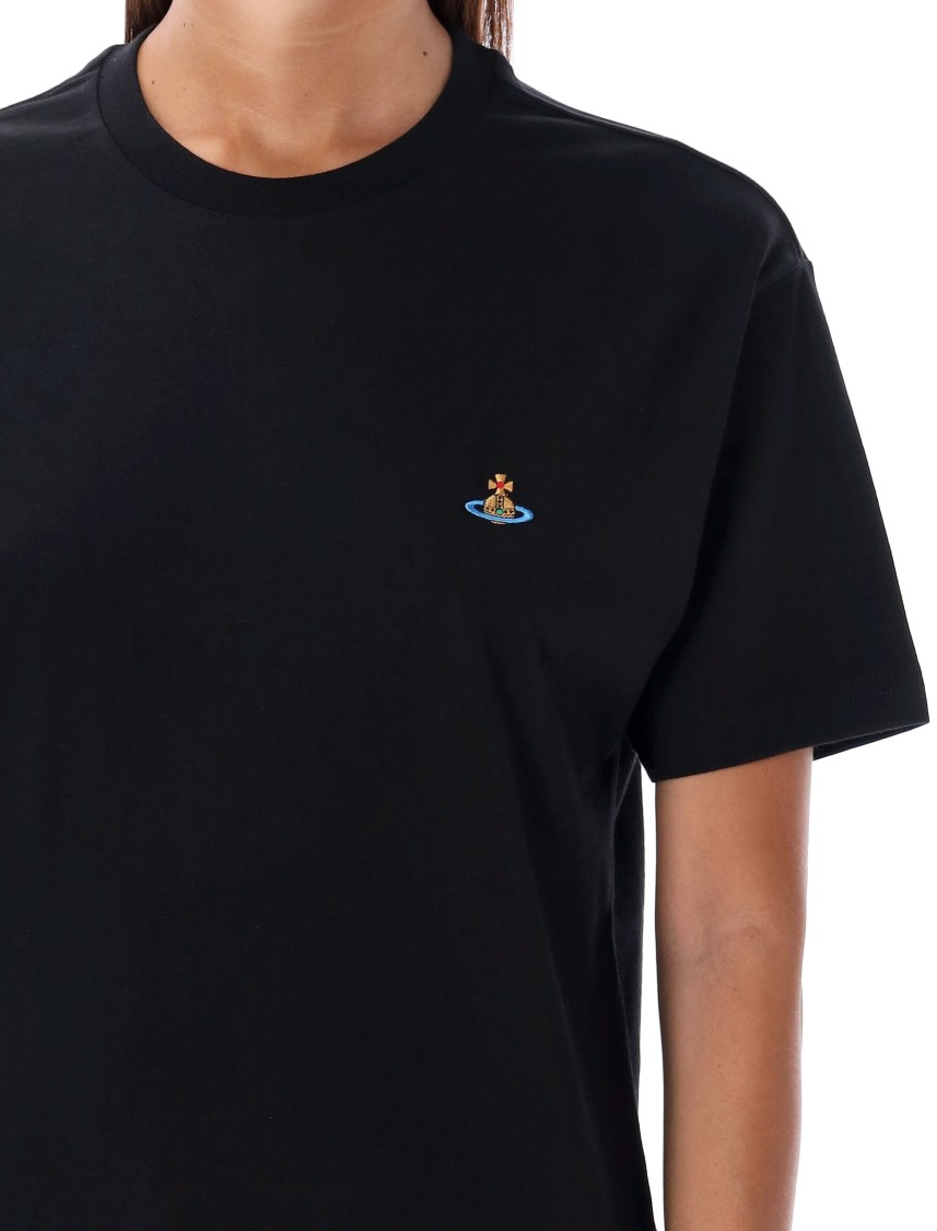 Vivienne Westwood T-shirt With Orb Embroidery Unisex