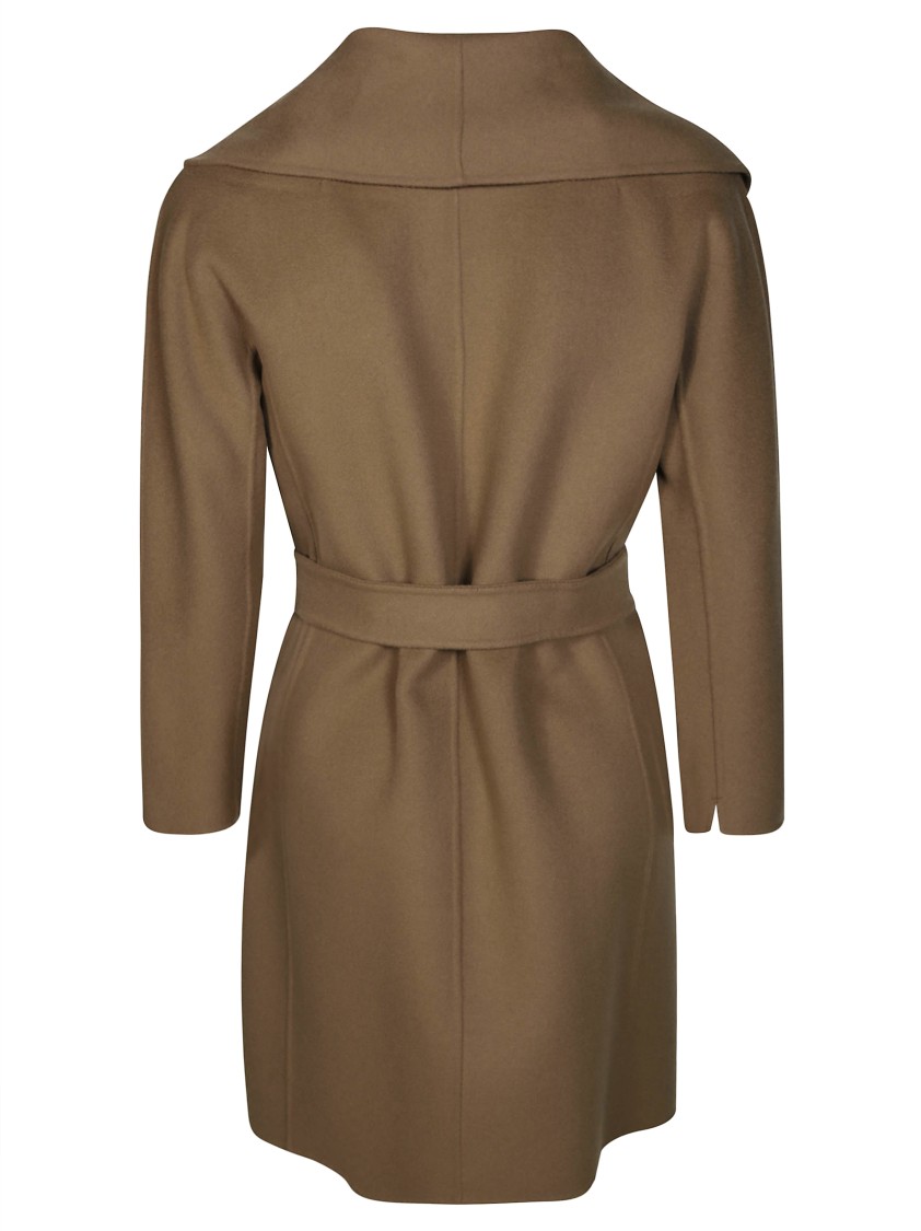 Max Mara Messi Coat In Brown