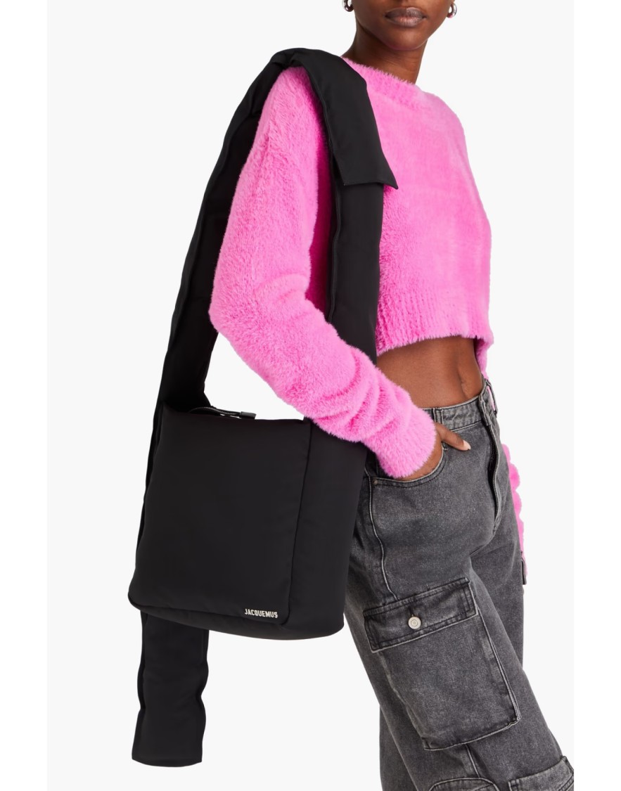 Jacquemus Le Cuscinu Messenger Shoulder Bag In Black