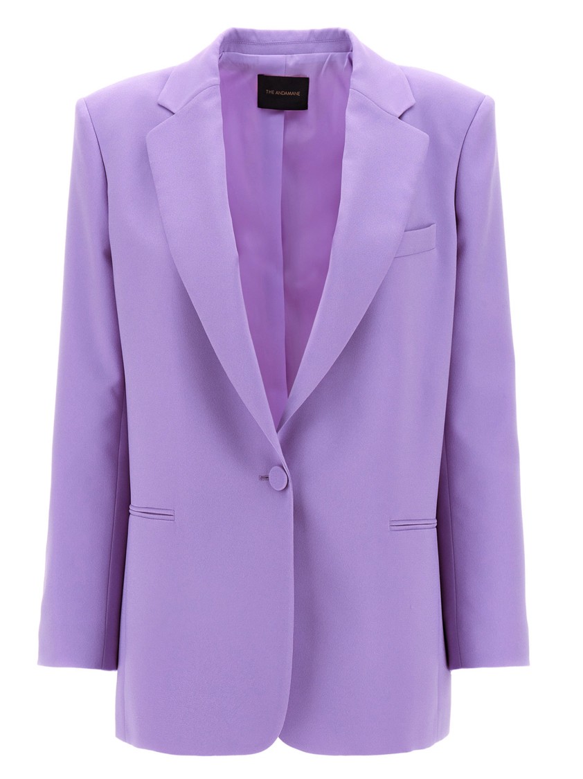 The Andamane Tailored Blazer With Functional Elements In Purple