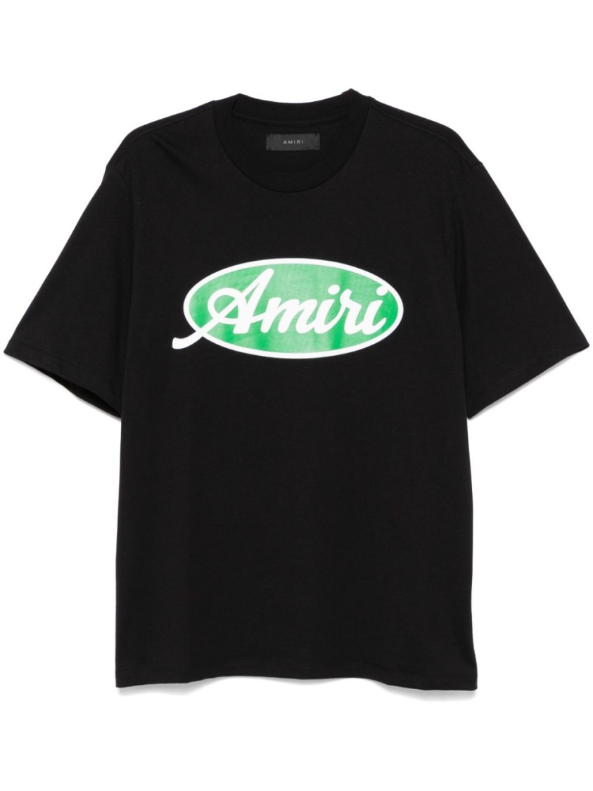 Amiri Mens Black Oval Short-sleeves Relaxed-fit Cotton-jersey T-shirt In Black