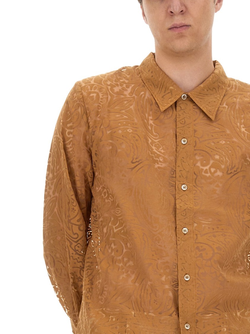 Tシャツ・カットソー Sefr SS23 MAUI SHIRT (PREFW23MAUITER_TERRACOTTA) Séfr Maui Shirt In Brown | ModeSens