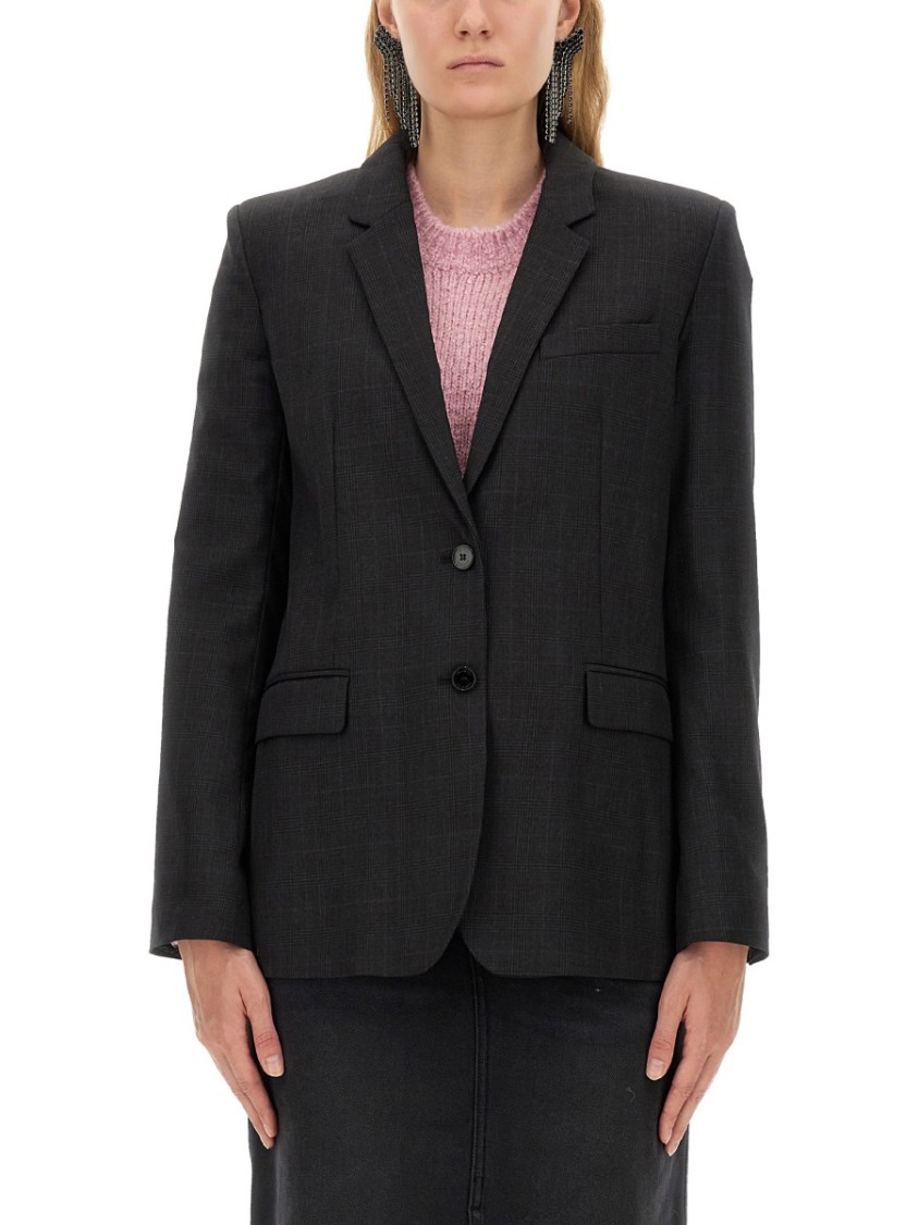 Shop Isabel Marant Lesandre Jacket In Grey