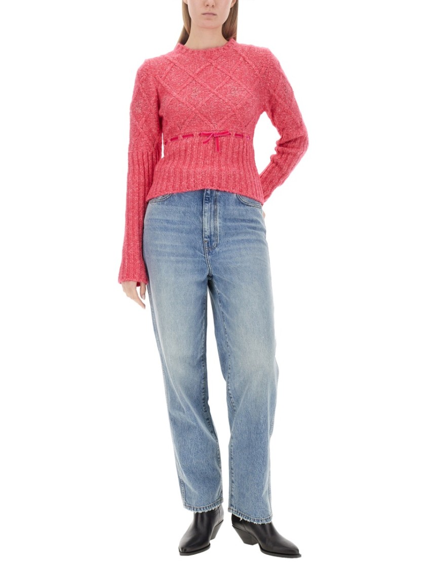 Cormio Oma 5 Embroidered Wool Blend Sweater