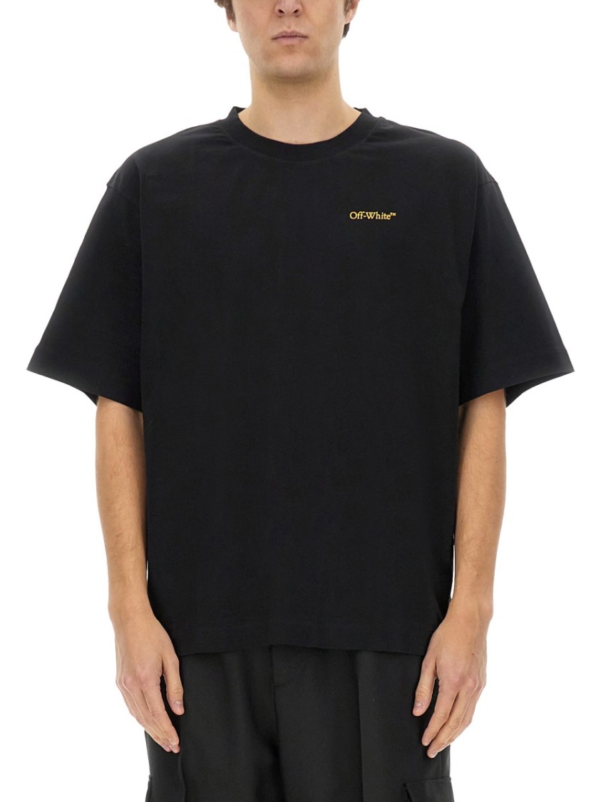 Shop Off-white Skate T-shirt In Black