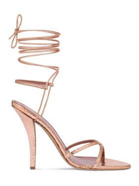サンダル・ミュール Paris Texas Guya Lace Up Over Knee Sandal Paris Texas Guya Lace Up Over The Knee Sandals In Rock