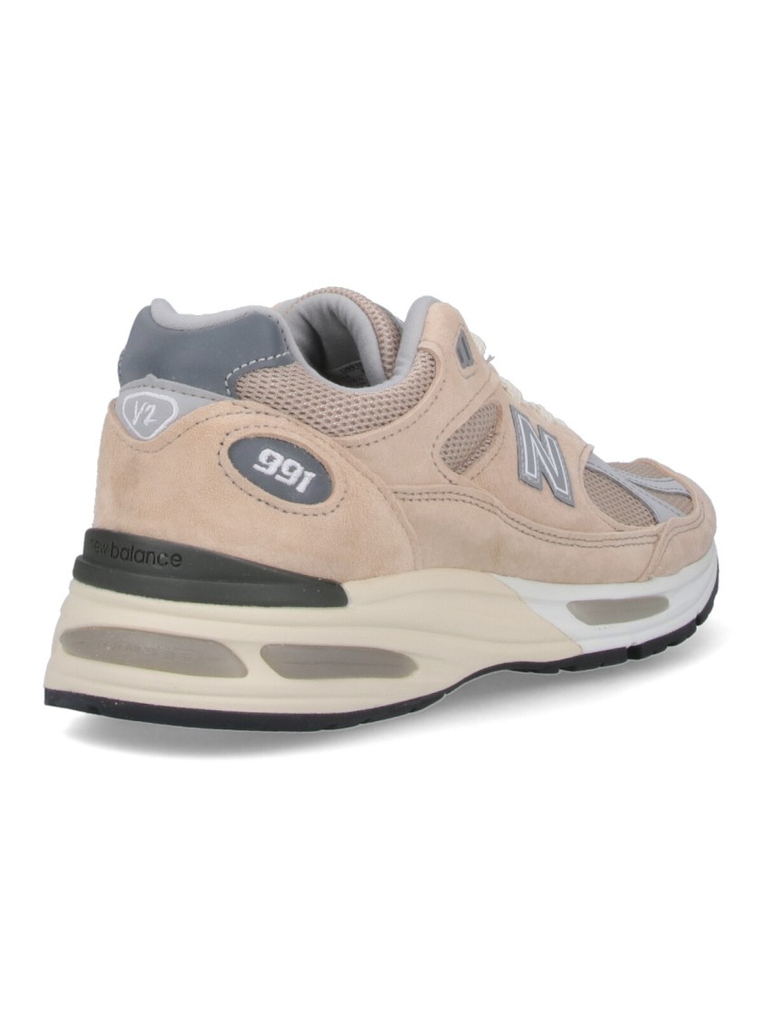 New Balance 991 V2 Suede And Mesh Low-top Sneakers