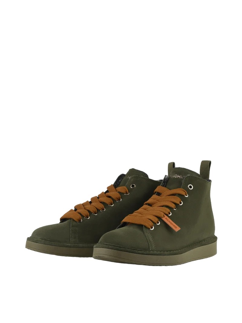 Pànchic Panchic Sneakers With Leather And Functional Design Details In Black