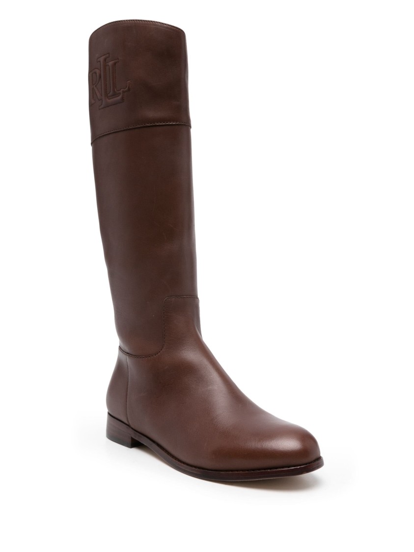 Ralph Lauren Lauren Justine Ii Boots Tall Boot In Brown