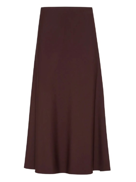 スカート Brunello Cucinelli Flowing Brown Maxi Skirt With Minimalist Brunello Cucinelli Flowing Brown Skirt With Minimalist