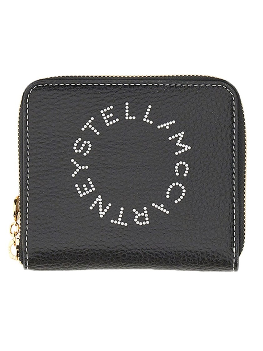 Stella Mccartney Women Zipped Wallet In Black