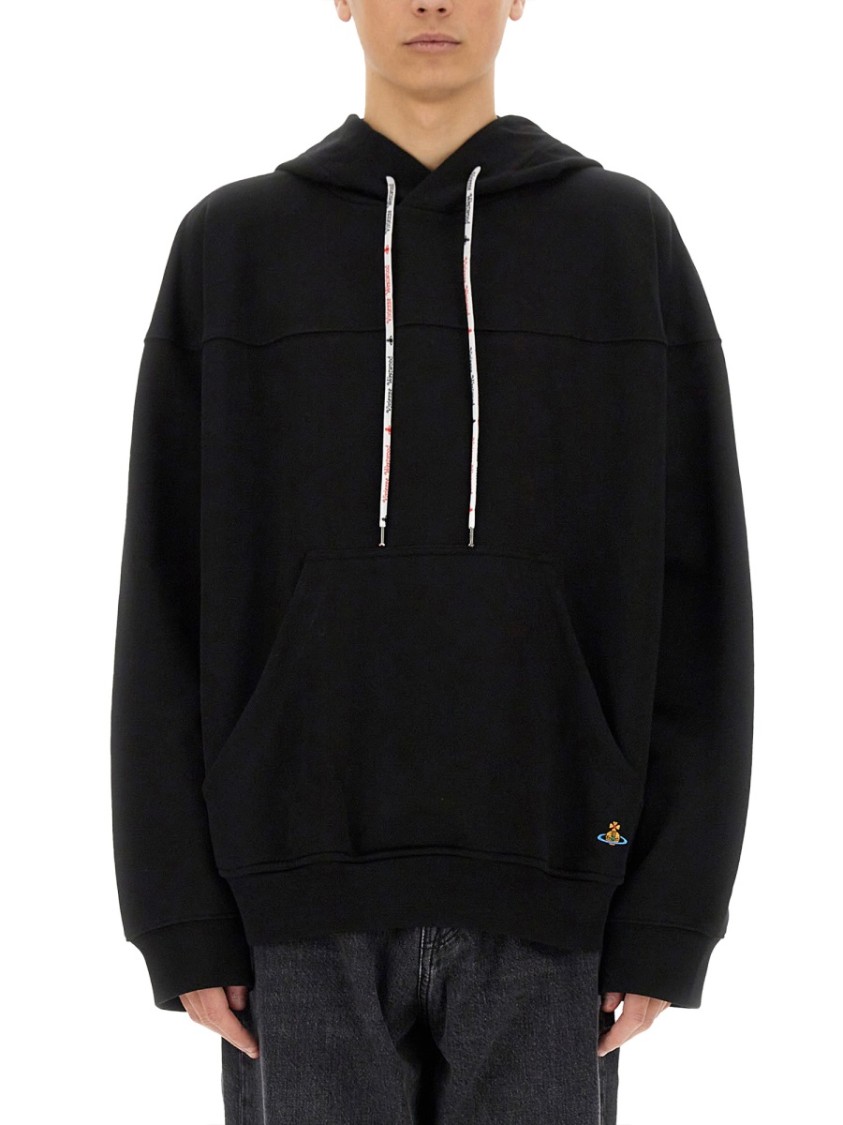 Shop Vivienne Westwood "orb" Sweatshirt In Black