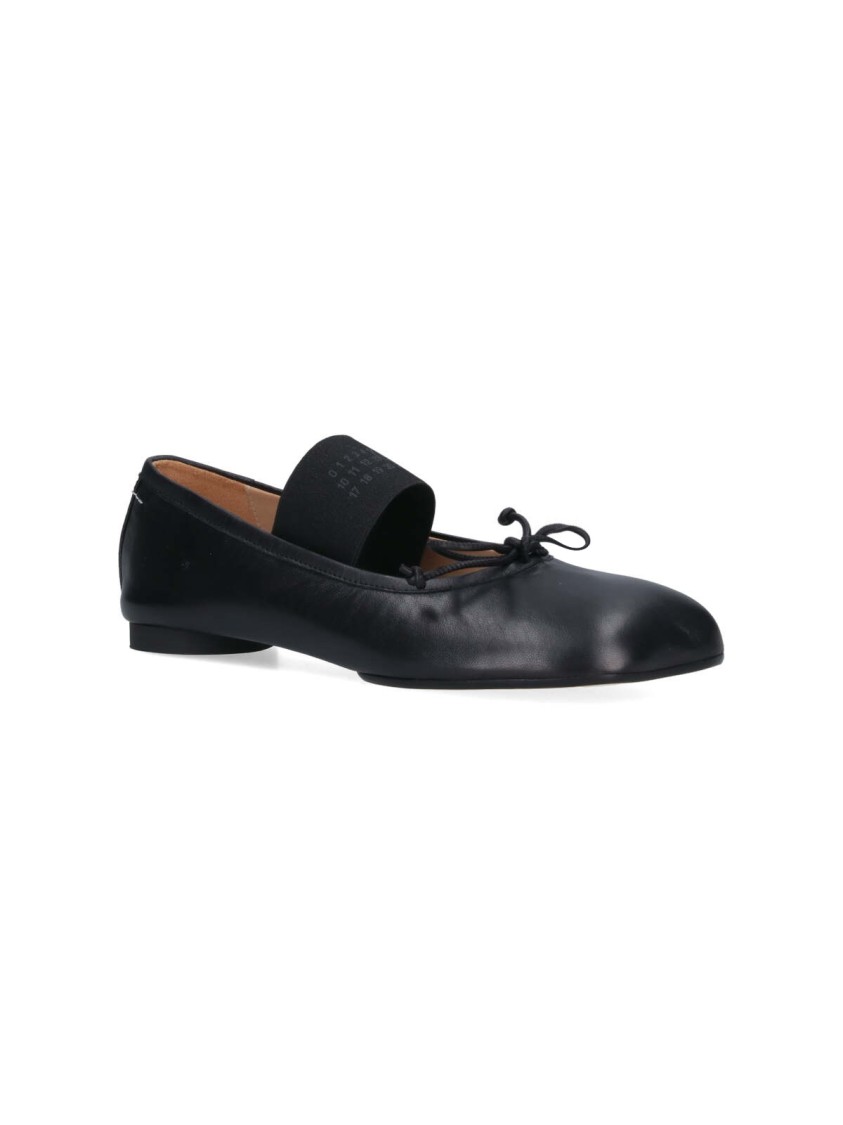 Shop Mm6 Maison Margiela Mm6 By Maison Margiela "anatomic" Ballerinas – Black