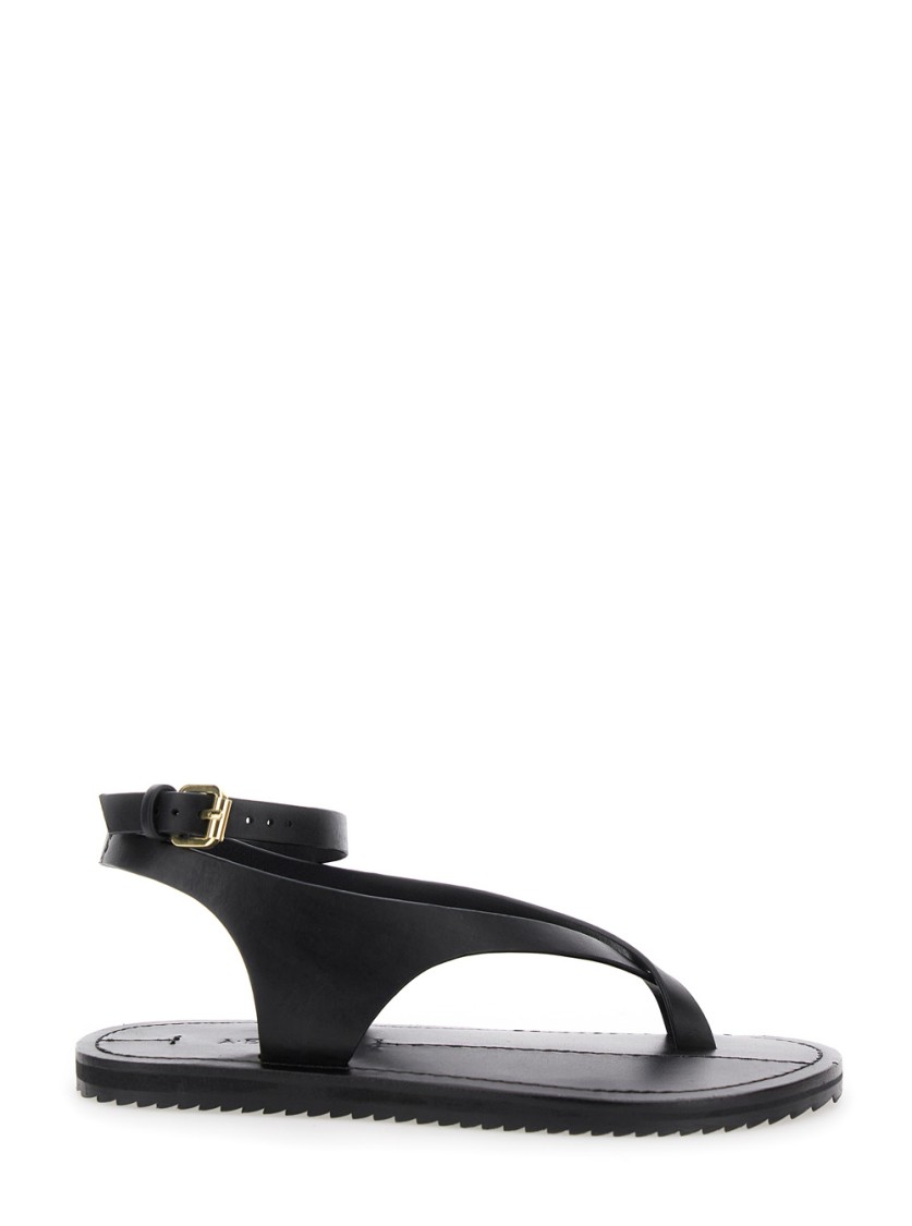 A.emery Millar' Black Sandals With Criss-crossed Straps