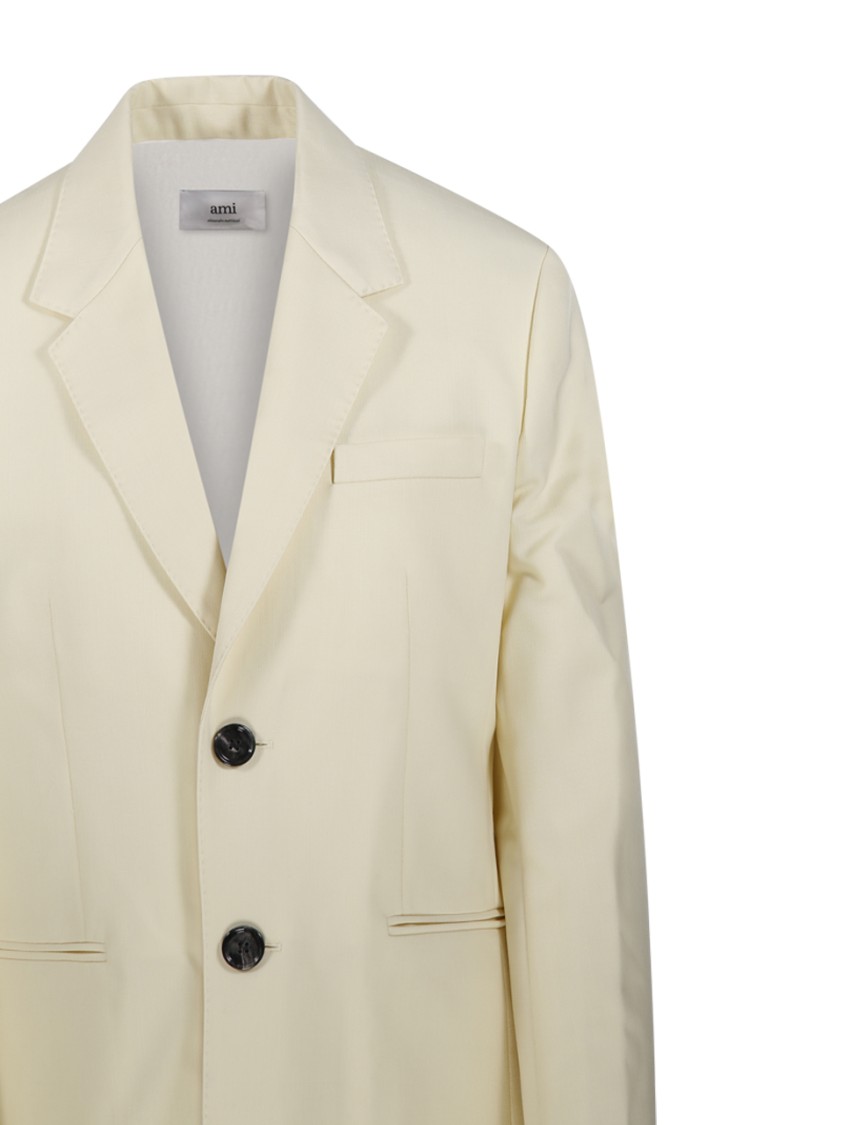 Ami Alexandre Mattiussi Ami Paris Butter-coloured Wool Jacket Women