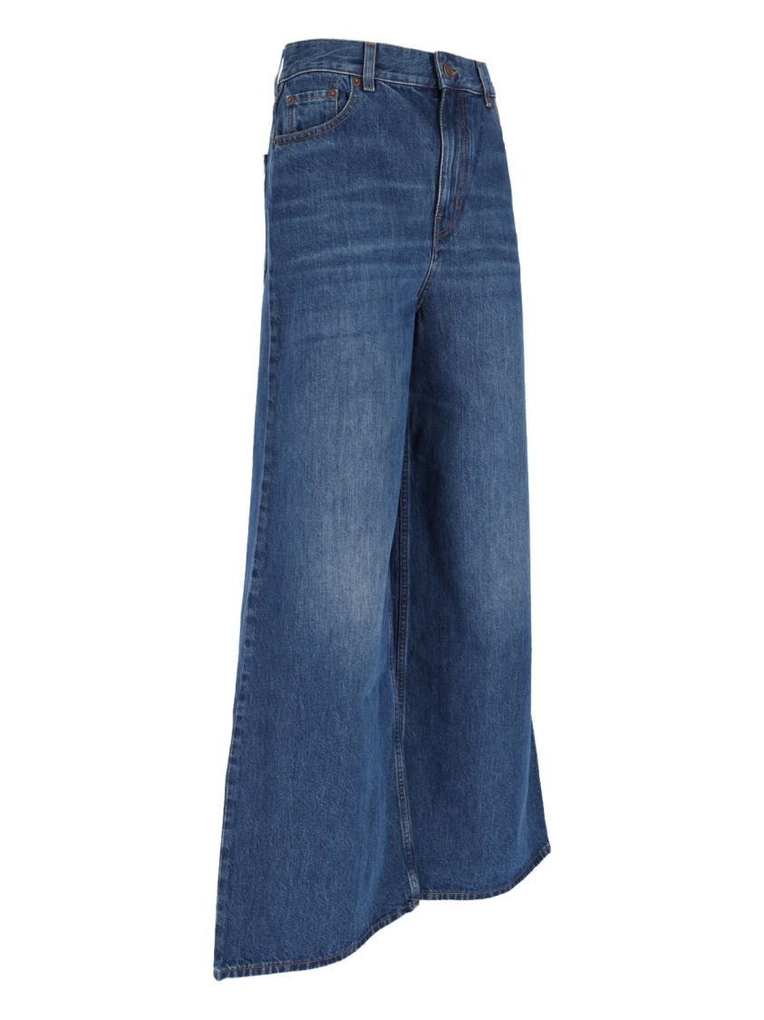 Shop Chloé Palazzo Jeans – Blue
