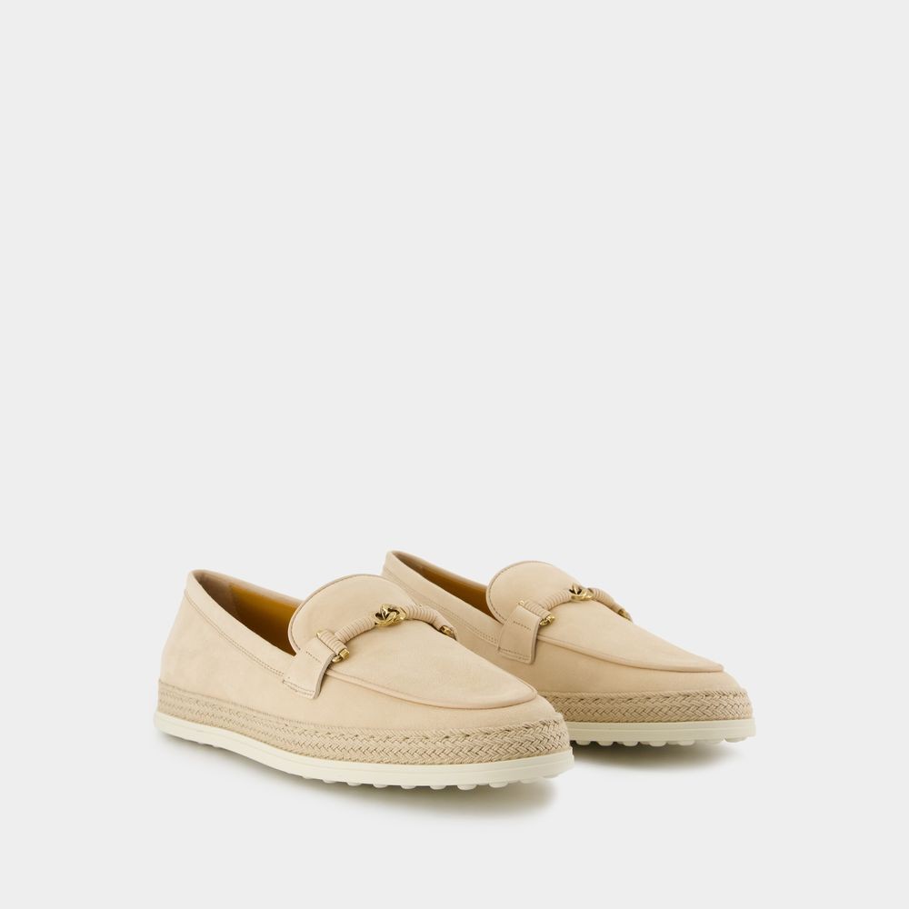 TOD'S TOD'S RAFIA LOAFER - RAFFIA - BEIGE