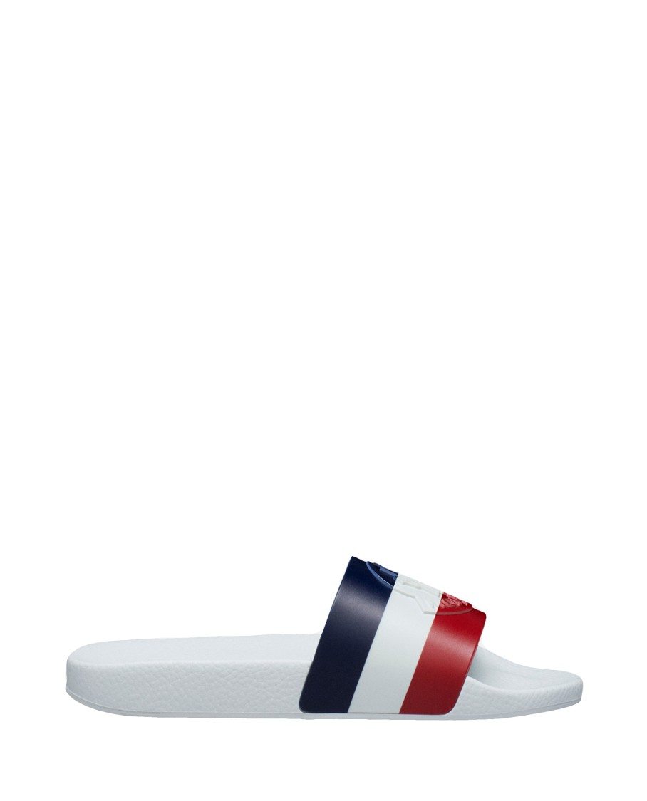 Shop Moncler Basile Slides Shoes