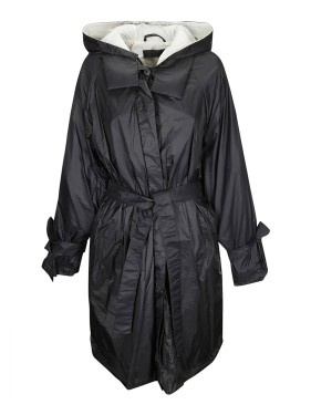 トレンチコート Maria Calderara Long Wrinkled Effect Trench Coat Maria Calderara Long Wrinkled Effect Trench Coat In White