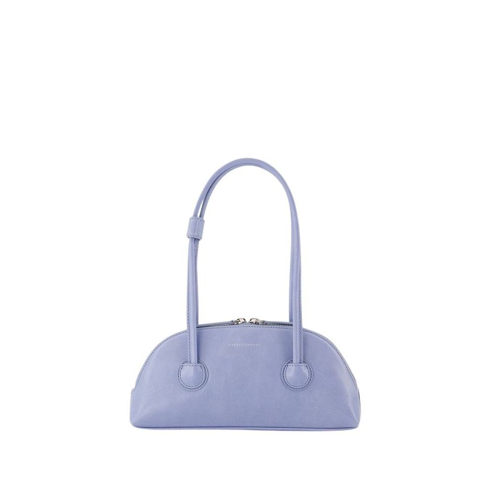 MARGESHERWOOD MARGESHERWOOD BESSETTE SHOULDER BAG - LEATHER - BLUE