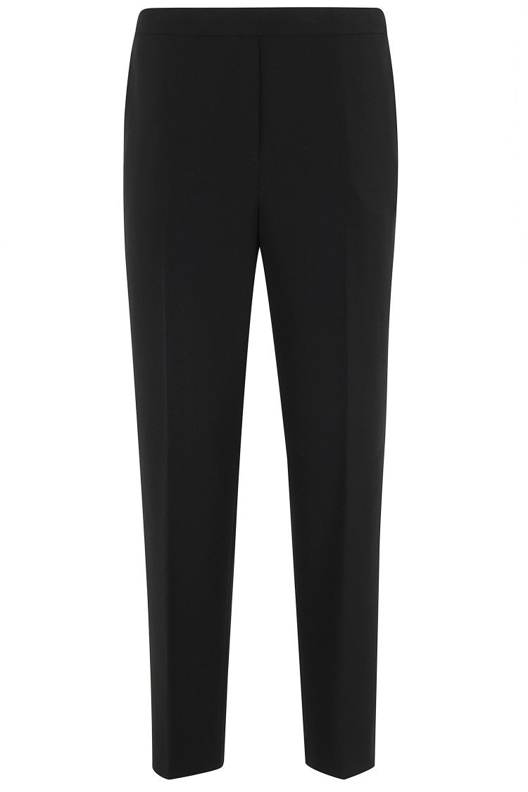 Theory Pull-on Trousers With Elastic Back In Black