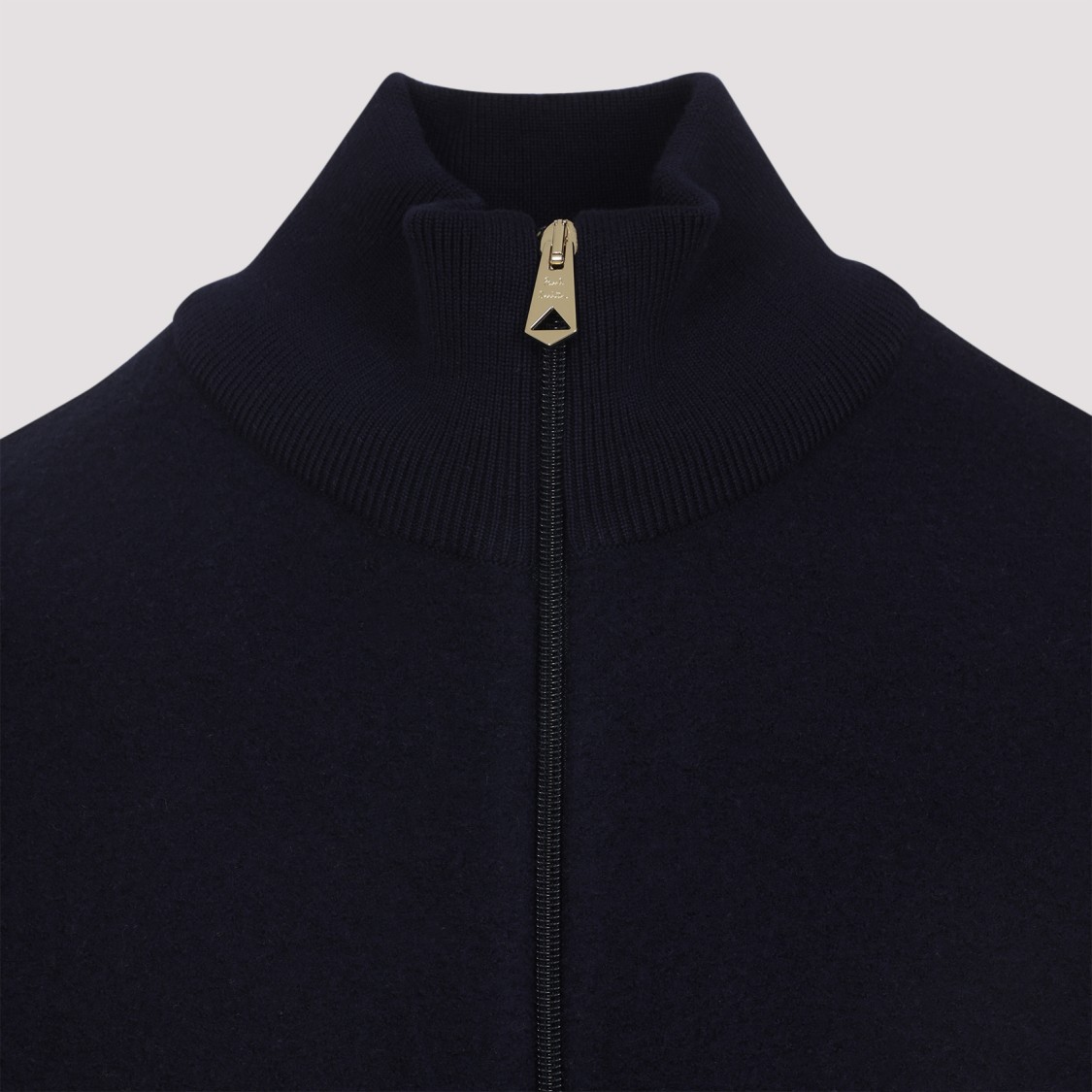Paul Smith Zip-up Jacket With Colorful Striped Accents In Blue