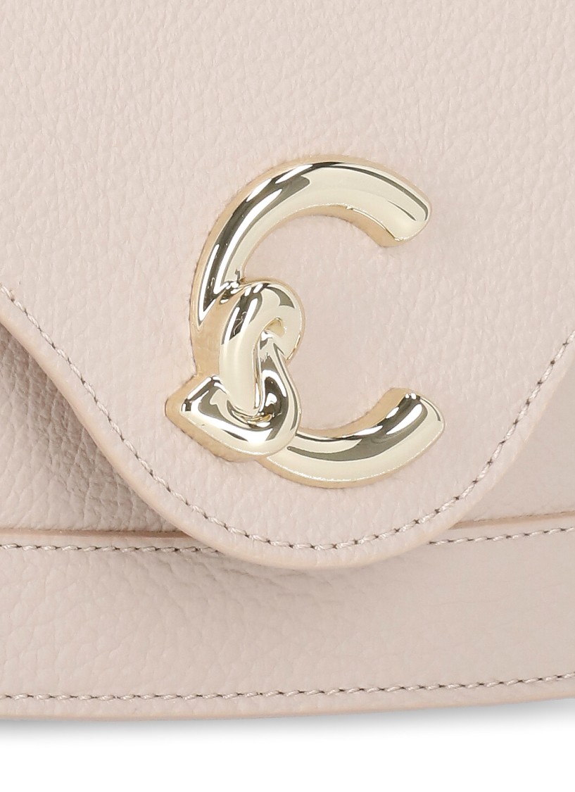 Shop Coccinelle Pink C-me Shoulder Bag