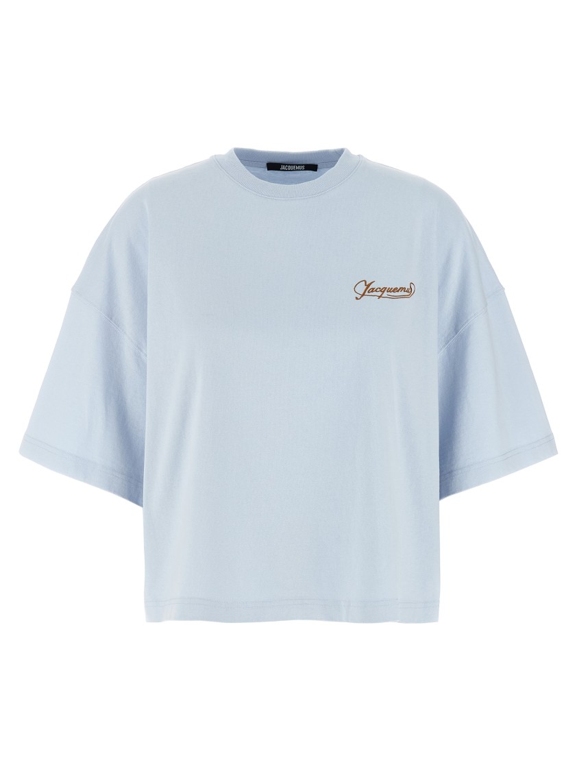 Jacquemus 'le T-shirt Corto' T-shirt In Blue
